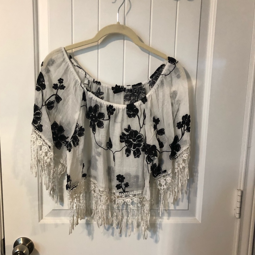 Forever 21 boho crop top